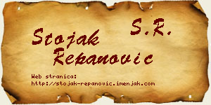 Stojak Repanović vizit kartica